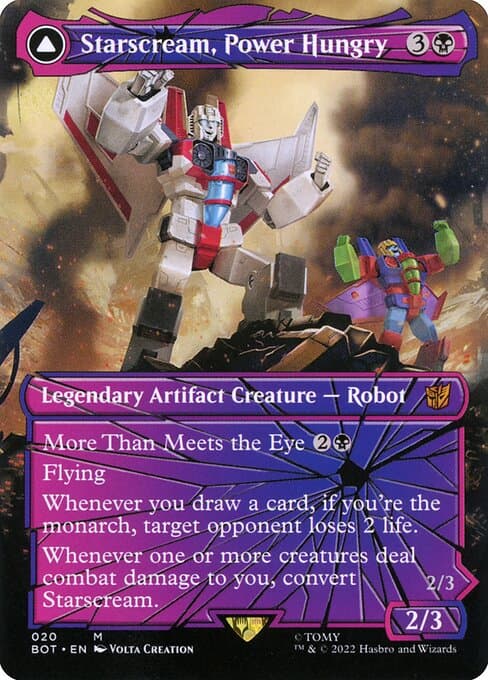 Starscream, Power Hungry // Starscream, Seeker Leader (Mythic)