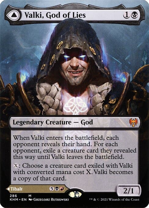 Valki, God of Lies // Tibalt, Cosmic Impostor from Kaldheim (Mythic)