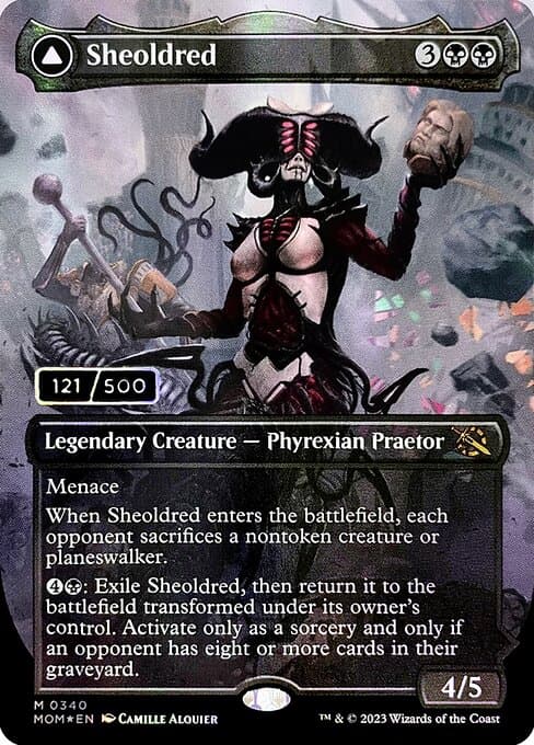 Sheoldred // The True Scriptures from March of the Machine (Mythic)