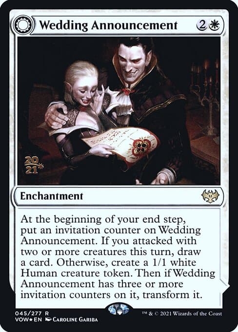 Wedding Announcement // Wedding Festivity from Innistrad: Crimson Vow Promos (Rare)