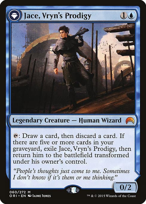 Jace, Vryn's Prodigy // Jace, Telepath Unbound (Mythic)