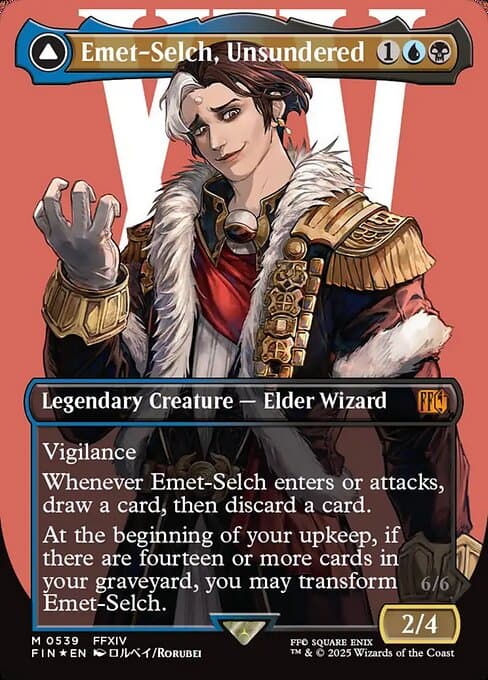 Emet-Selch, Unsundered // Hades, Sorcerer of Eld from Final Fantasy (Mythic)