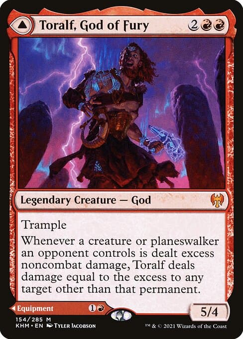 Toralf, God of Fury // Toralf's Hammer (Mythic)