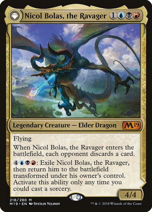 Nicol Bolas, the Ravager // Nicol Bolas, the Arisen (Mythic)
