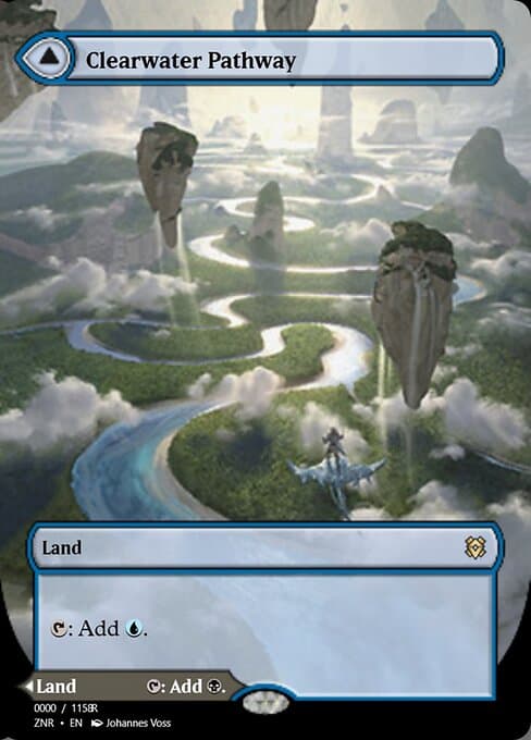 Clearwater Pathway // Murkwater Pathway from Magic Online Promos (Rare)