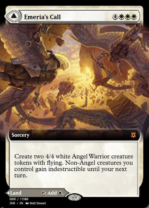 Emeria's Call // Emeria, Shattered Skyclave from Magic Online Promos (Mythic)