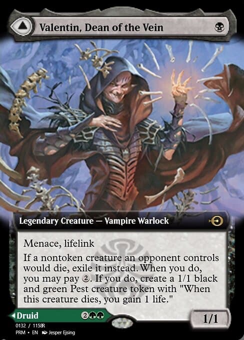 Valentin, Dean of the Vein // Lisette, Dean of the Root from Magic Online Promos (Rare)