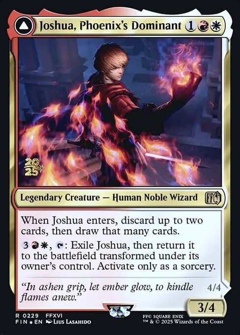 Joshua, Phoenix's Dominant // Phoenix, Warden of Fire (Rare)