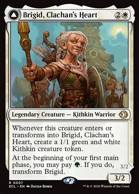 Brigid, Clachan's Heart // Brigid, Doun's Mind (Rare)