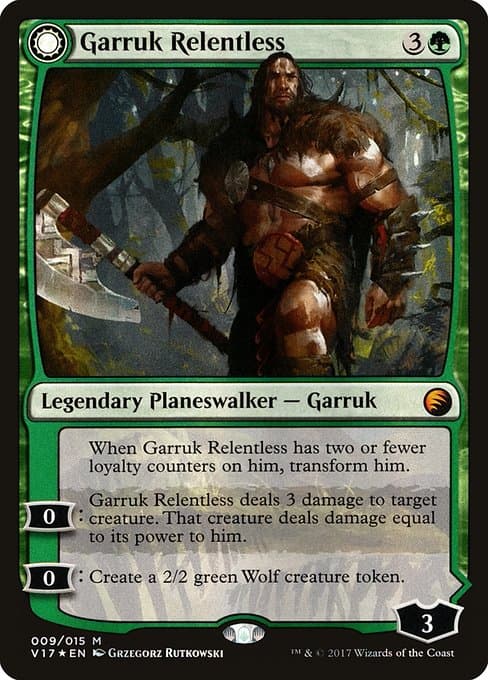 Garruk Relentless // Garruk, the Veil-Cursed from From the Vault: Transform (Mythic)