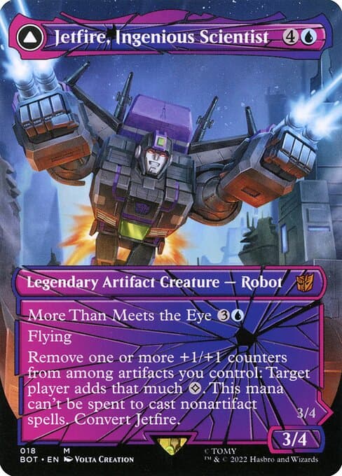Jetfire, Ingenious Scientist // Jetfire, Air Guardian (Mythic)