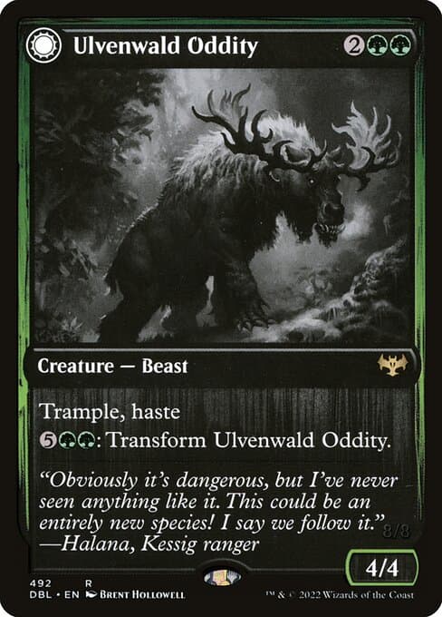 Ulvenwald Oddity // Ulvenwald Behemoth from Innistrad: Double Feature (Rare)