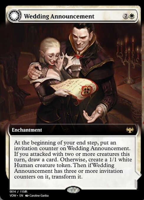 Wedding Announcement // Wedding Festivity from Magic Online Promos (Rare)