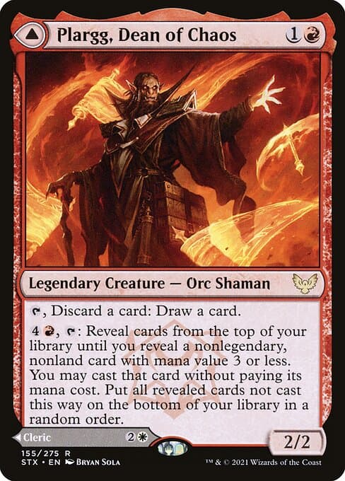 Plargg, Dean of Chaos // Augusta, Dean of Order (Rare)