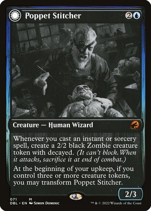 Poppet Stitcher // Poppet Factory from Innistrad: Double Feature (Mythic)