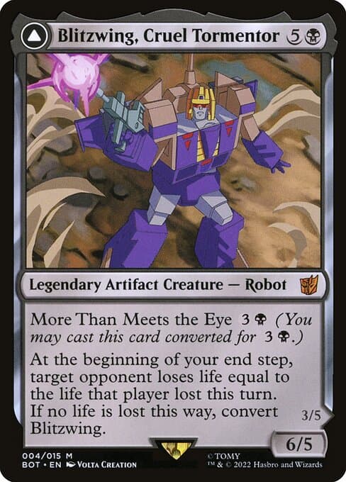Blitzwing, Cruel Tormentor // Blitzwing, Adaptive Assailant (Mythic)
