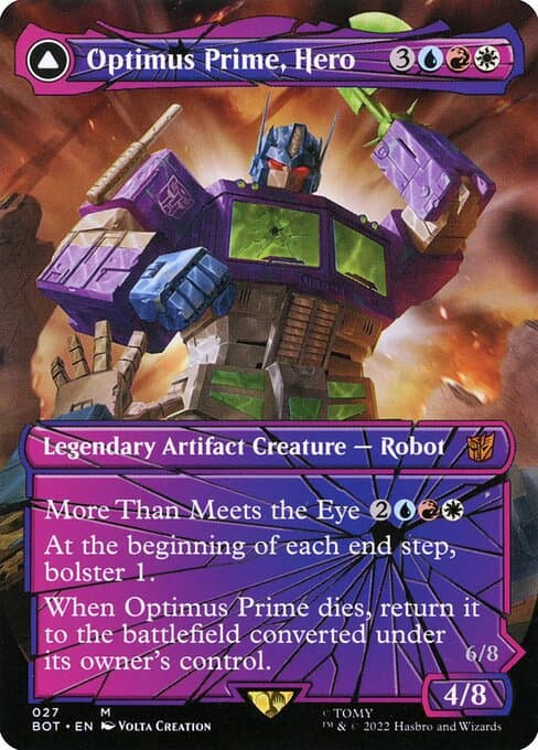 Optimus Prime, Hero // Optimus Prime, Autobot Leader (Mythic)