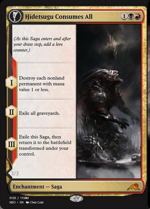 Hidetsugu Consumes All // Vessel of the All-Consuming from Magic Online Promos (Mythic)