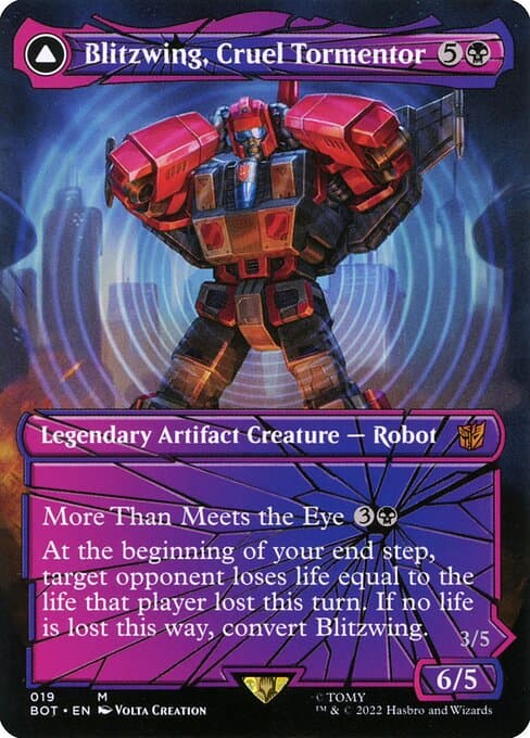 Blitzwing, Cruel Tormentor // Blitzwing, Adaptive Assailant (Mythic)