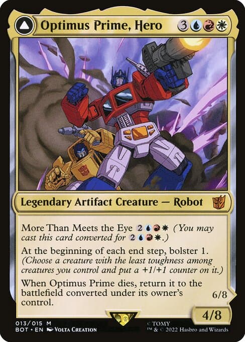 Optimus Prime, Hero // Optimus Prime, Autobot Leader (Mythic)