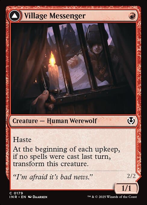 Village Messenger // Moonrise Intruder (Common)