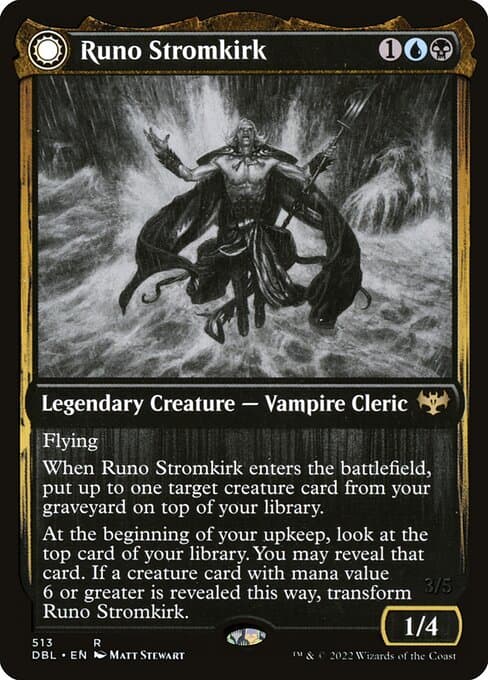 Runo Stromkirk // Krothuss, Lord of the Deep from Innistrad: Double Feature (Rare)