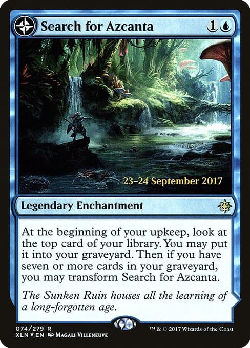 Search for Azcanta // Azcanta, the Sunken Ruin from Ixalan Promos (Rare)