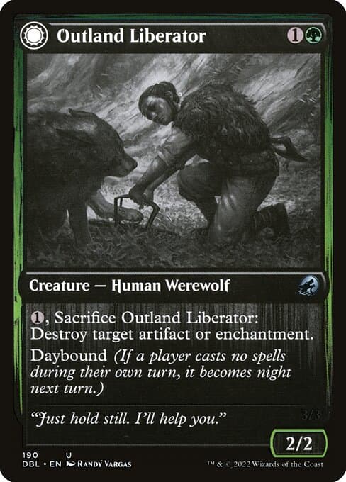 Outland Liberator // Frenzied Trapbreaker from Innistrad: Double Feature (Uncommon)