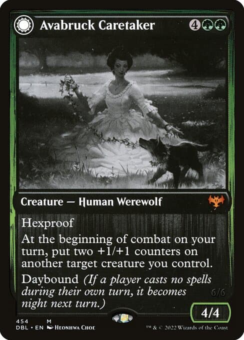 Avabruck Caretaker // Hollowhenge Huntmaster from Innistrad: Double Feature (Mythic)