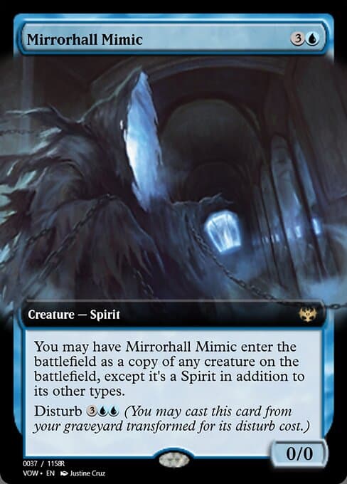 Mirrorhall Mimic // Ghastly Mimicry from Magic Online Promos (Rare)