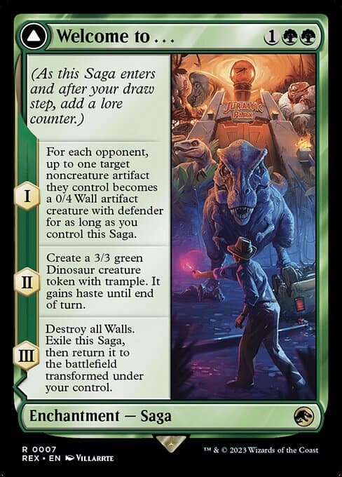 Welcome to . . . // Jurassic Park (Rare)