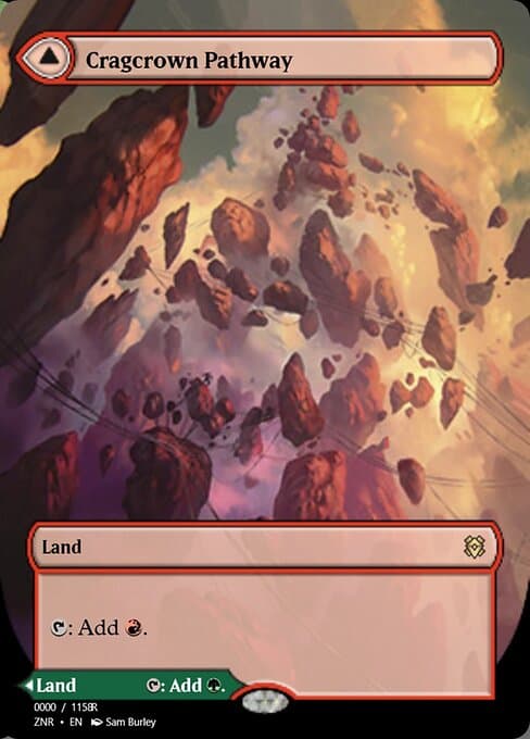 Cragcrown Pathway // Timbercrown Pathway from Magic Online Promos (Rare)