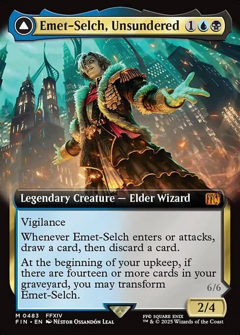 Emet-Selch, Unsundered // Hades, Sorcerer of Eld from Final Fantasy (Mythic)