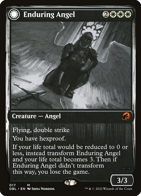 Enduring Angel // Angelic Enforcer from Innistrad: Double Feature (Mythic)