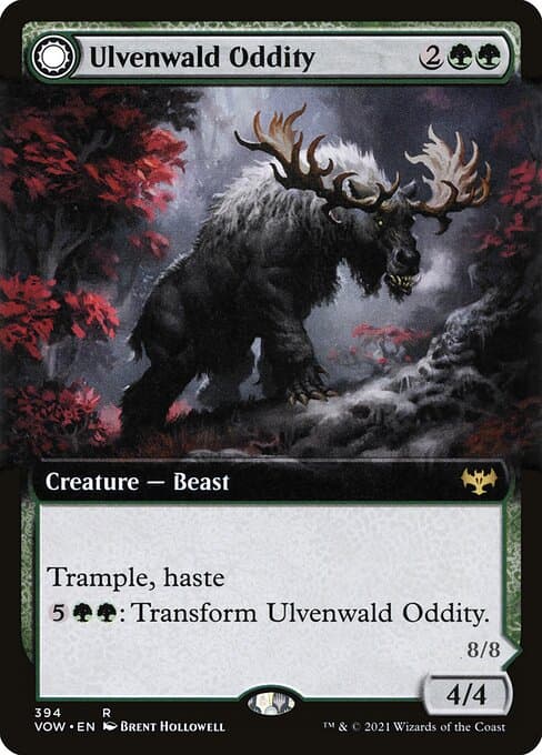 Ulvenwald Oddity // Ulvenwald Behemoth from Innistrad: Crimson Vow (Rare)