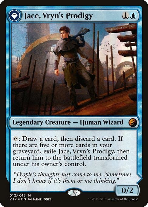 Jace, Vryn's Prodigy // Jace, Telepath Unbound from From the Vault: Transform (Mythic)