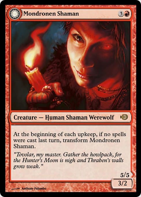 Mondronen Shaman // Tovolar's Magehunter from Magic Online Promos (Rare)