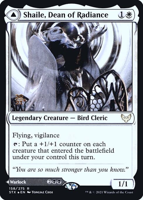 Shaile, Dean of Radiance // Embrose, Dean of Shadow from Strixhaven: School of Mages Promos (Rare)