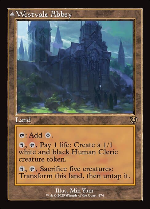 Westvale Abbey // Ormendahl, Profane Prince from Innistrad Remastered (Rare)