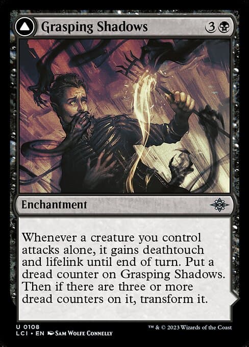 Grasping Shadows // Shadows' Lair (Uncommon)
