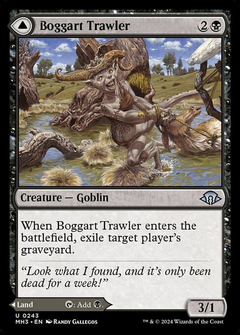 Boggart Trawler // Boggart Bog (Uncommon)