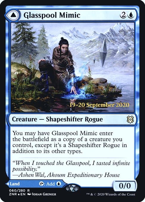 Glasspool Mimic // Glasspool Shore from Zendikar Rising Promos (Rare)