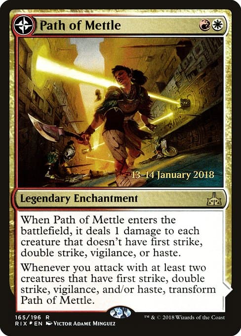 Path of Mettle // Metzali, Tower of Triumph (Rare)