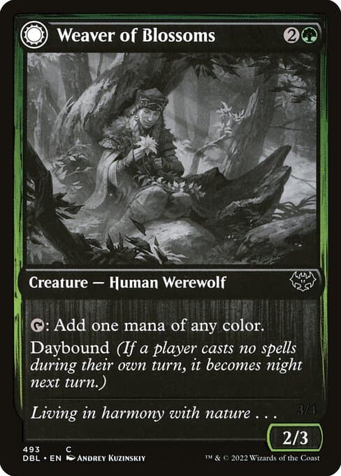 Weaver of Blossoms // Blossom-Clad Werewolf from Innistrad: Double Feature (Common)