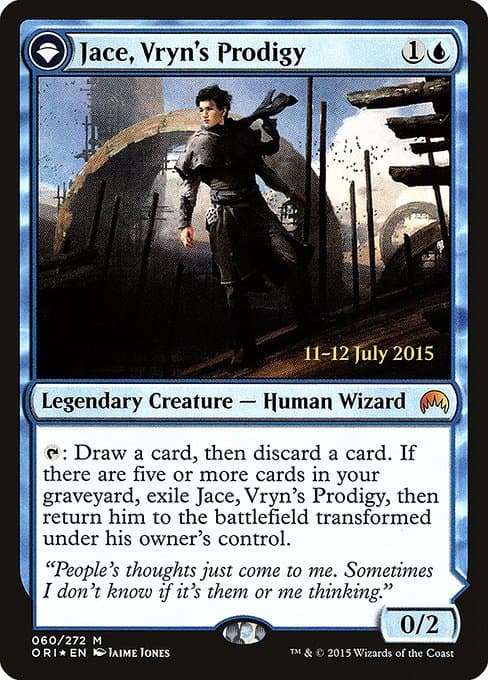 Jace, Vryn's Prodigy // Jace, Telepath Unbound (Mythic)