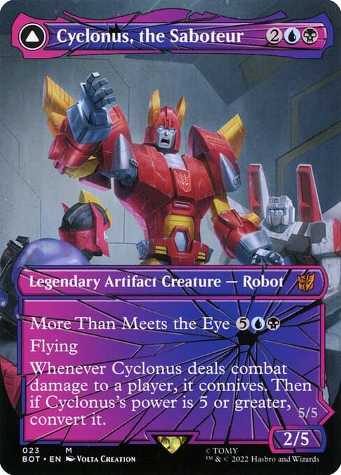 Cyclonus, the Saboteur // Cyclonus, Cybertronian Fighter (Mythic)