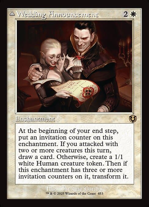 Wedding Announcement // Wedding Festivity from Innistrad Remastered (Rare)