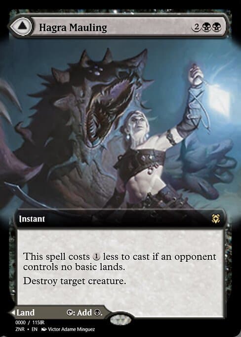 Hagra Mauling // Hagra Broodpit from Magic Online Promos (Rare)