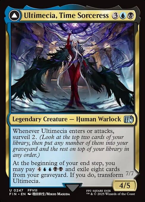 Ultimecia, Time Sorceress // Ultimecia, Omnipotent (Uncommon)