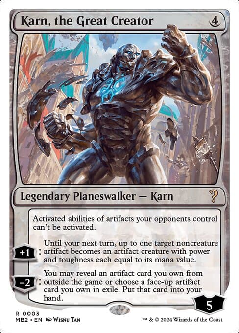 Karn, the Great Creator (Rare)